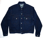 PAUL SMITH JEANS Size XL Dark Blue Denim Jacket Long Sleeve Button Up Cotton