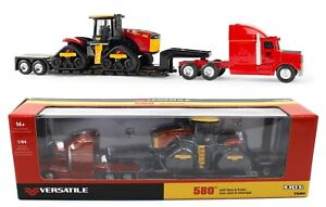 2023 NEW 1:64 ERTL *VERSATILE* Model 580DT Tractor Semi Truck & Lowboy *NIB*