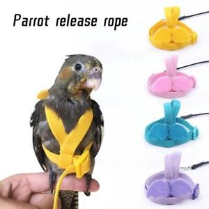 Parrot Bird Harness Leash Set Anti Bite Training Parrots Outdoor Flying Rope
