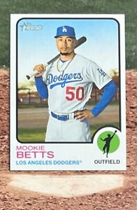 2022 Topps Heritage Mini /100 - MOOKIE BETTS - #386 Los Angeles Dodgers