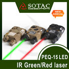 SOTAC PEQ-15 IR Red/Greem Laser Adjustable White LED ILLUMINATOR Scout Light