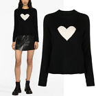 Zadig & Voltaire Slim 100% cashmere black women's sweater