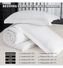 LetSleep Twin/Twin XL White Comforter Set. Duvet Insert + Pillowcase