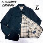 Burberry London Quilted Jacket Nova Check Filling Japan made Men Size 44/L Used