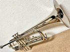 YAMAHA YTR-136 Trumpet Brass w/ Mouthpiece Free Shipping from Japan used