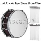 Steel Snare Drum Wire 40 Strands Percussion Part Half Design w/ Straps Set of 4