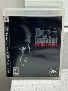 The Godfather: The Don's Edition (Sony PlayStation 3, 2007) PS3 CIB Complete