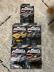 ✅Hot Wheels Fast And Furious Walmart Exclusive Set Of 5 2019