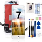 For iPhone 7 LCD Screen Replacement White 4.7 Inch Frame Assembly Display 3D