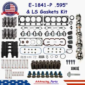E-1841-P Sloppy Stage 3 Cam Gaskets Lifters Springs Kit For Chevy LS .595