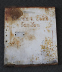 Vintage Coca Cola Westinghouse Refrigerator Coke For You Machine Plate WO-42-T