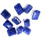80 Ct+ Superb Natural Blue Sapphire Lot Emerald Cut Certified Loose Gemstone OPJ