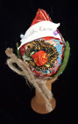 Strawberry Pincushion On Sewing Thread Spool Notion Handcrafted Mothers Day Gift