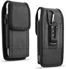 Vertical Belt Clip Holster Pouch Carrying Case For Apple/Samsung Large CellPhone