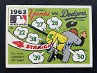 MAURY WILLS ~ Signed Autograph Dodgers FLEER STICKER 1963 WS (d.9/19/22)