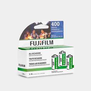 Fujifilm 400 Color 35mm Film (36 Exposures) - 3 Rolls