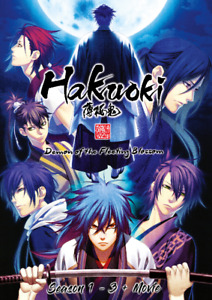 DVD Anime Hakuoki Season 1-3 (1-34End) + Movie English Dubbed All Region