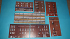 N Scale Six Background Factory Buildings