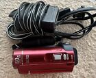 Sony Handycam Portable Video Recorder DCR-SX41 camcorder + charger Red