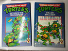 Vintage Teenage Mutant Hero Turtles Books Hardback 1990 X 2