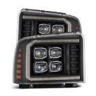 For 05-07 Ford F250 F350 Super Duty Nova Black LED Projector Headlight Headlamp (For: More than one vehicle)
