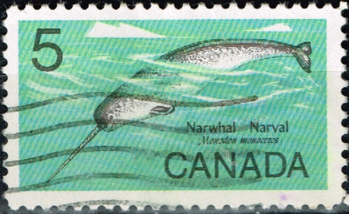 Canada Fauna Wild Animals Narwhal stamp 1970