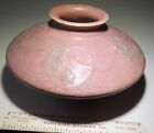 Vintage American Roseville Pottery Cremona Pink Squat 351-4 Vase