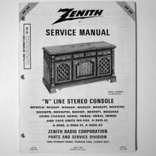 ZENITH ® HF-58 Service Manual - N Line Stereo Console - Models NC900P NR902P +++