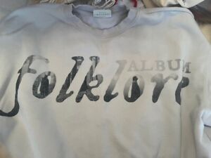 Taylor Swift Crew Pullover Top SIze M Folklore Ablum