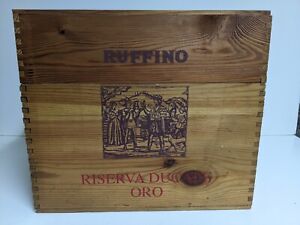 Vintage Ruffino Wooden Wine Crate