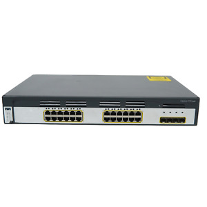 Cisco 24-Port Managed Gigabit Switch WS-C3750G-24TS-S