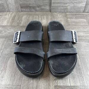 SOREL Womens Roaming Buckle Slide Sandal Size 10 - Black