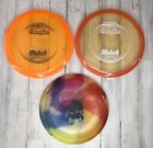 Lot Of 3 Used Innova Disc Golf Discs Champion Mako3 X2 And A Barry Schultz