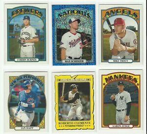 2021 Topps Heritage Baseball Singles - Complete Your Set - Combine Shipping