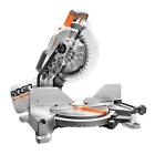 RIDGID R4113 15 Amp 10 in. Dual Miter Saw with LED Cut Line Indicator