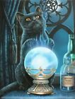 Lisa Parker Canvas Print Witches Apprentice Black Cat