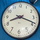NOT TESTED Vintage  Simplex Shop Dome Clock Retro 4” Runs On 24volt Not Homeplug