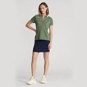 RLX Golf Ralph Lauren Womens XL Tailored Fit Quarter-Zip Polo Shirt NWT $110