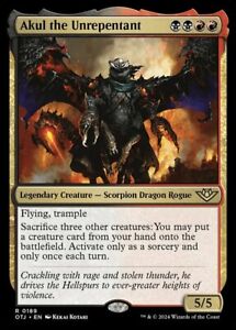 x1 Akul the Unrepentant R MTG Outlaws of Thunder Junction M/NM, English