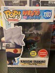 Funko Pop Kakashi (Raikiri) #1103 GITD Naruto Shippuden GameStop Exclusive