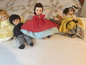 New ListingMadame Alexander Set of 4 Little Women Dolls Jo Laurie Amy And Beth Lot.