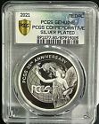 2021 PCGS 35th Commemorative Silver plated Panda Medal China coin