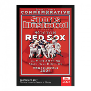 2021 Topps x Sports Illustrated Boston Red Sox Win World Series 2004 Card #6 6
