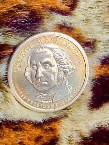 George Washington dollar coin 2007 D RARE POSITION A