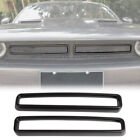 Carbon Fiber Front Grill Mesh Grille Inserts Trim Parts for Dodge Challenger 15+ (For: 2015 Challenger)