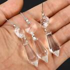 10 Replacement Clear Chandelier Icicle Crystal Prisms Octogan Bead for Lamp 38mm
