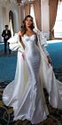 Modest Wedding Gown Dresses Customize White Off Shoulder Beautiful Bridal Look