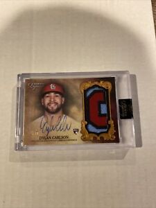 2021 Topps Dynasty Autograph Rookie Dylan Carlson Patch Auto #d 6/10 Cardinals