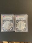 New Listing2021 Silver Eagle Type 2 First Strike PCGS MS 69 Lot Of 2