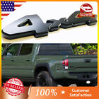 Overlay 4x4 Rear Emblem for Tacoma Tundra Matte Blackout Protector Accessories (For: Toyota)